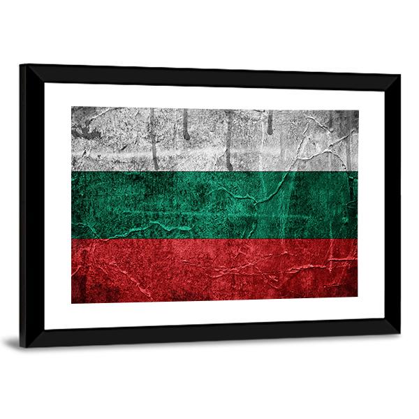 Bulgarian Flag Canvas Wall Art-5 Horizontal-Gallery Wrap-22" x 12"-Tiaracle