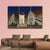 Braunschweig At Night Canvas Wall Art-3 Horizontal-Gallery Wrap-25" x 16"-Tiaracle