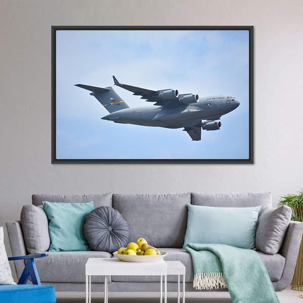 C-17 Globemaster III Panoramic Canvas Wall Art-1 Piece-36" x 12"-Tiaracle