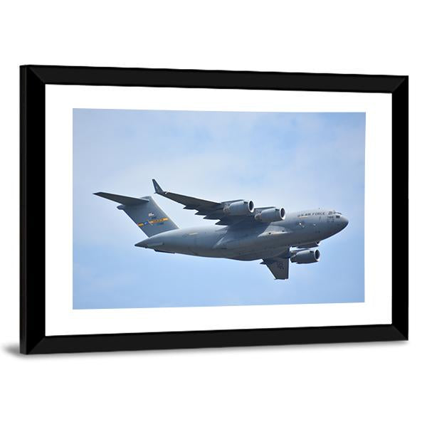 C-17 Globemaster III Panoramic Canvas Wall Art-1 Piece-36" x 12"-Tiaracle