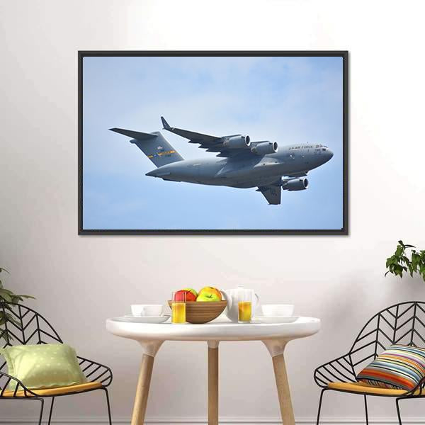 C-17 Globemaster III Panoramic Canvas Wall Art-1 Piece-36" x 12"-Tiaracle