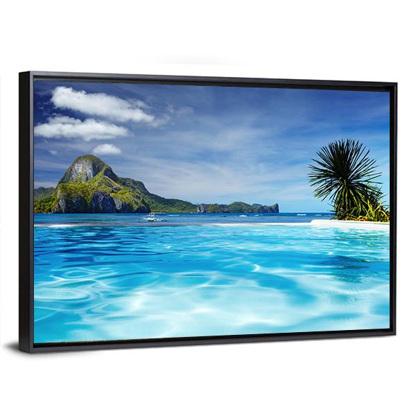 Cadlao Island Philippines Canvas Wall Art-3 Horizontal-Gallery Wrap-25" x 16"-Tiaracle