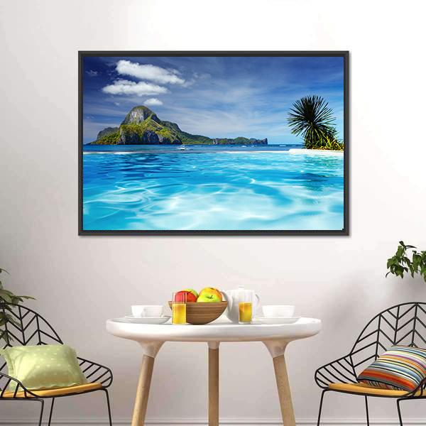Cadlao Island Philippines Canvas Wall Art-3 Horizontal-Gallery Wrap-25" x 16"-Tiaracle