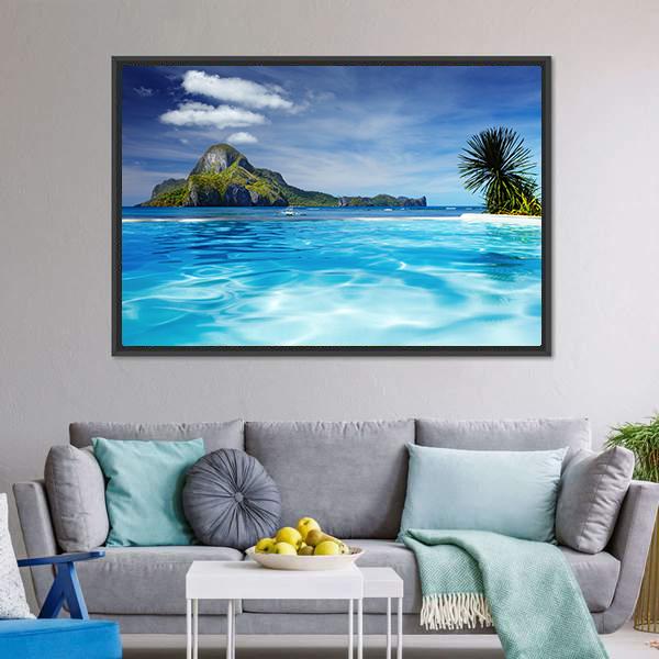 Cadlao Island Philippines Canvas Wall Art-3 Horizontal-Gallery Wrap-25" x 16"-Tiaracle