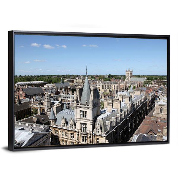 Cambridge's Historical Buildings Canvas Wall Art-3 Horizontal-Gallery Wrap-25" x 16"-Tiaracle
