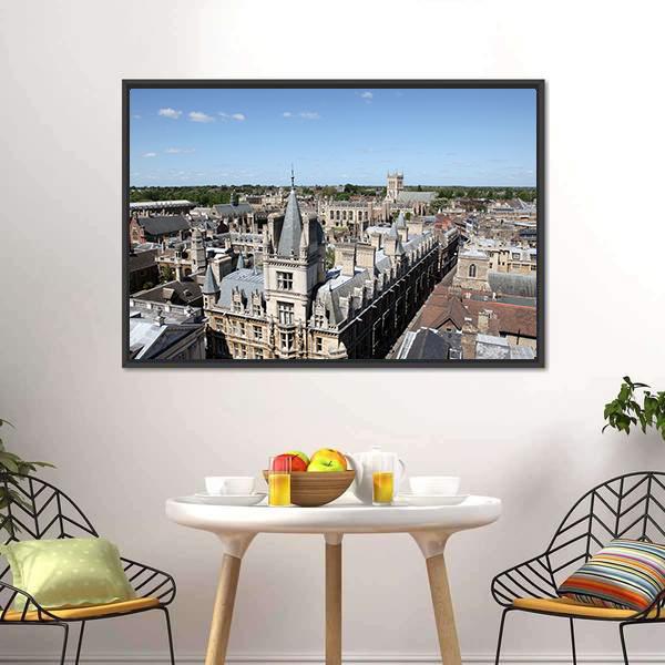 Cambridge's Historical Buildings Canvas Wall Art-3 Horizontal-Gallery Wrap-25" x 16"-Tiaracle