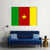 Cameroonian Flag Canvas Wall Art-5 Horizontal-Gallery Wrap-22" x 12"-Tiaracle