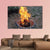 Campfire Canvas Wall Art-3 Horizontal-Gallery Wrap-25" x 16"-Tiaracle