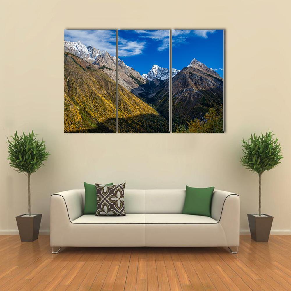 Canadian Rocky Mountains Canvas Wall Art-3 Horizontal-Gallery Wrap-37" x 24"-Tiaracle