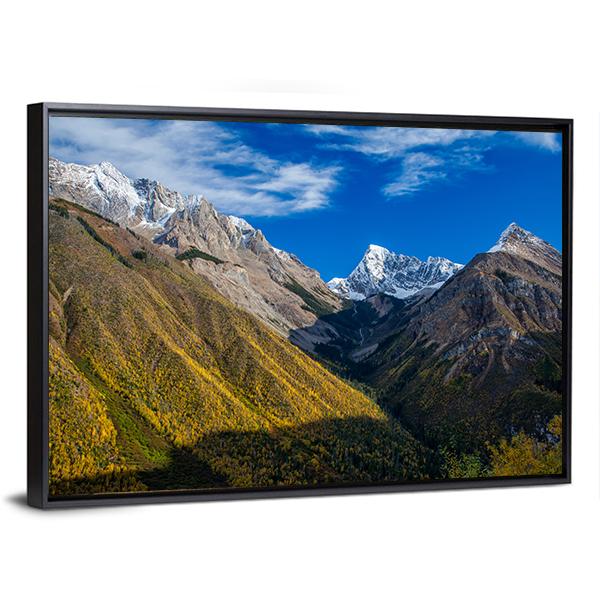 Canadian Rocky Mountains Canvas Wall Art-3 Horizontal-Gallery Wrap-25" x 16"-Tiaracle