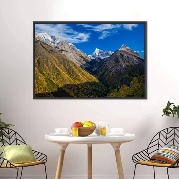 Canadian Rocky Mountains Canvas Wall Art-3 Horizontal-Gallery Wrap-25" x 16"-Tiaracle