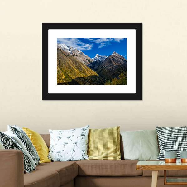 Canadian Rocky Mountains Canvas Wall Art-3 Horizontal-Gallery Wrap-25" x 16"-Tiaracle