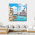 Canal Grande and Basilica di Santa Maria Canvas Wall Art-4 Square-Gallery Wrap-17" x 17"-Tiaracle