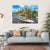 Canal In Amsterdam Canvas Wall Art-4 Horizontal-Gallery Wrap-34" x 24"-Tiaracle