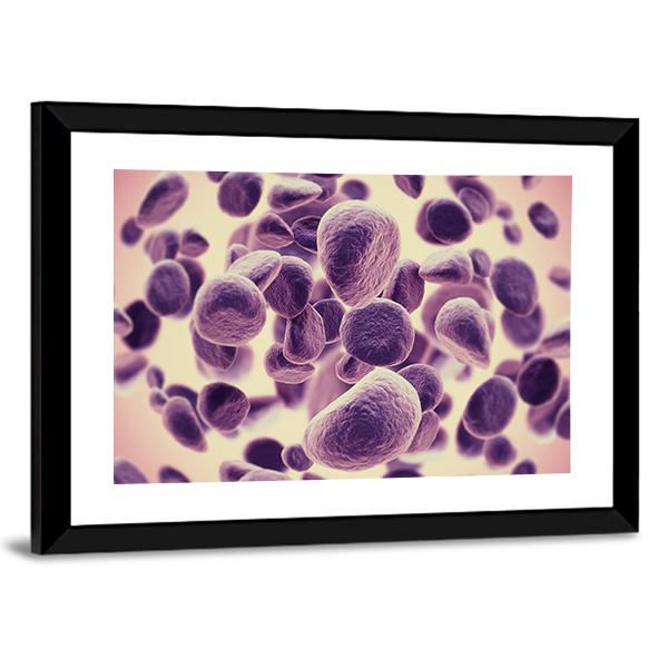 Cancer Cells Canvas Wall Art-3 Horizontal-Gallery Wrap-25" x 16"-Tiaracle