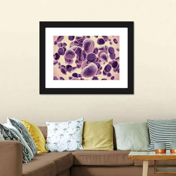 Cancer Cells Canvas Wall Art-3 Horizontal-Gallery Wrap-25" x 16"-Tiaracle