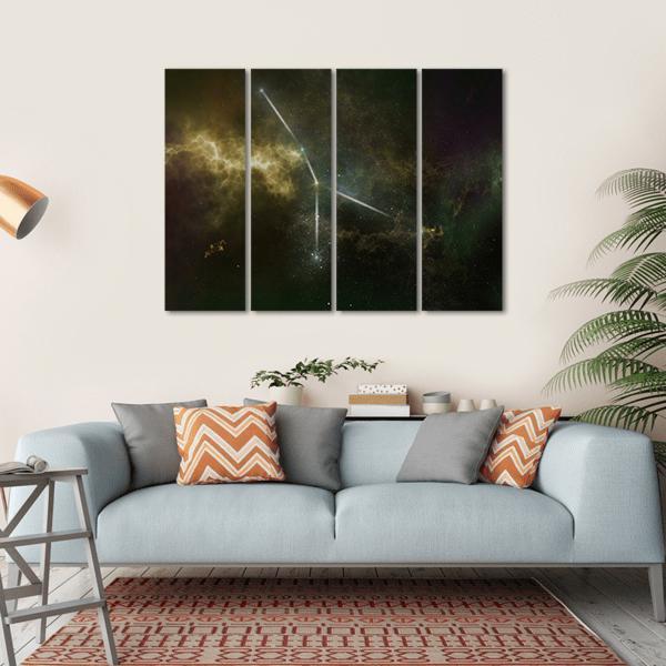 Cancer Constellation Canvas Wall Art-4 Horizontal-Gallery Wrap-34" x 24"-Tiaracle
