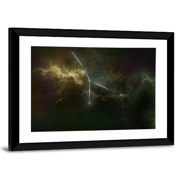 Cancer Constellation Canvas Wall Art-3 Horizontal-Gallery Wrap-25" x 16"-Tiaracle