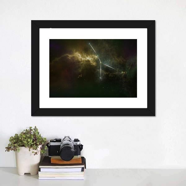 Cancer Constellation Canvas Wall Art-1 Piece-Framed Print-20" x 16"-Tiaracle