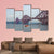 Forth Bridge UK Canvas Wall Art-5 Pop-Gallery Wrap-47" x 32"-Tiaracle