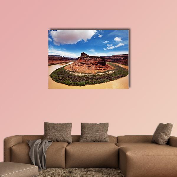 Canyonlands National Park Canvas Wall Art-1 Piece-Gallery Wrap-48" x 32"-Tiaracle