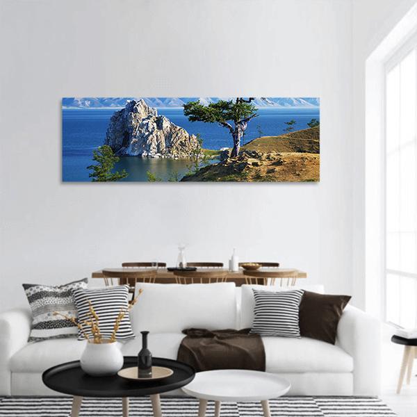 Desires Tree Olkhon Island Panoramic Canvas Wall Art-1 Piece-36" x 12"-Tiaracle