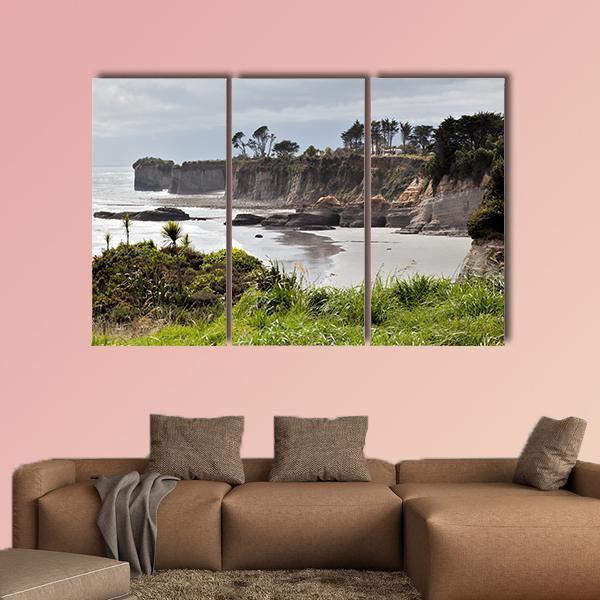 Cape Foulwind New Zealand Canvas Wall Art-3 Horizontal-Gallery Wrap-37" x 24"-Tiaracle