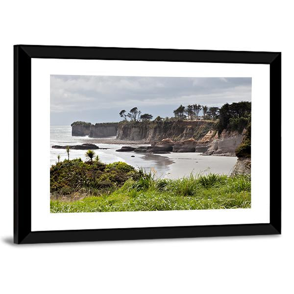 Cape Foulwind New Zealand Canvas Wall Art-3 Horizontal-Gallery Wrap-25" x 16"-Tiaracle
