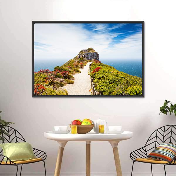 Cape Point In South Africa Canvas Wall Art-3 Horizontal-Gallery Wrap-25" x 16"-Tiaracle