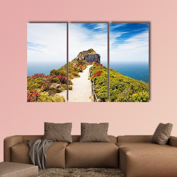 Cape Point In South Africa Canvas Wall Art-3 Horizontal-Gallery Wrap-37" x 24"-Tiaracle