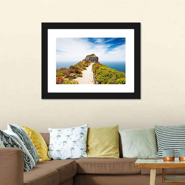 Cape Point In South Africa Canvas Wall Art-3 Horizontal-Gallery Wrap-25" x 16"-Tiaracle