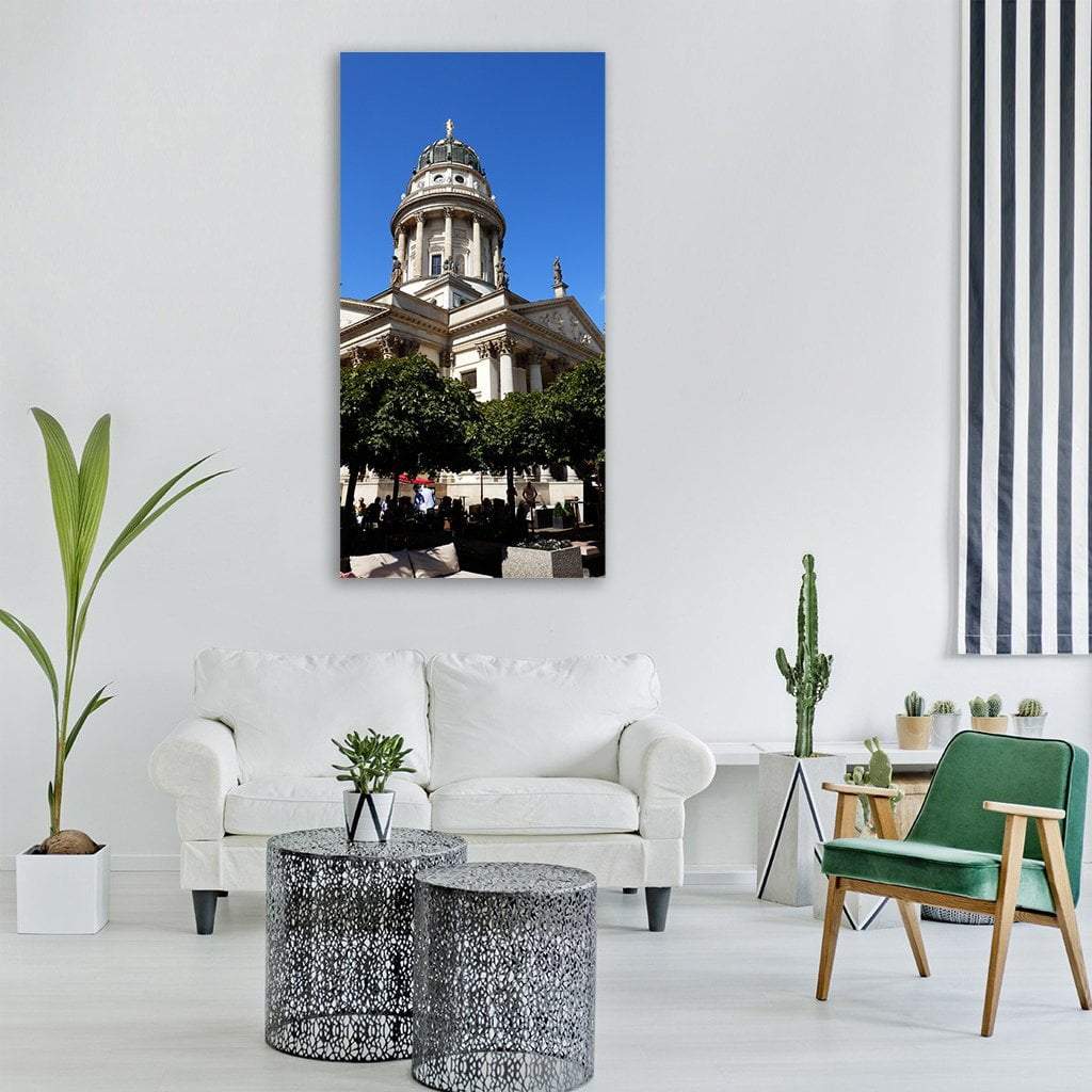 Capital Dome In Berlin Vertical Canvas Wall Art-1 Vertical-Gallery Wrap-12&quot; x 24&quot;-Tiaracle