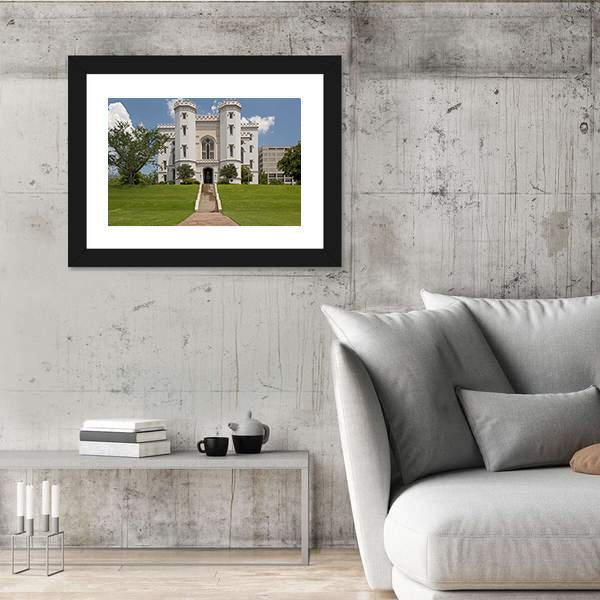 Capitol Building Louisiana Canvas Wall Art-3 Horizontal-Gallery Wrap-25" x 16"-Tiaracle