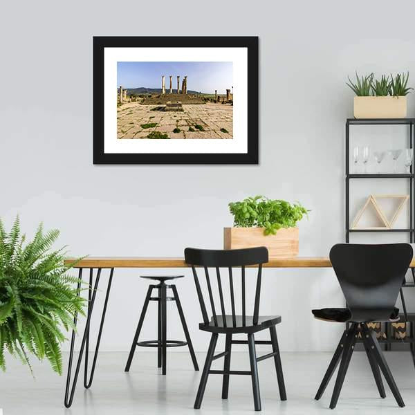 Capitoline Temple Morocco Canvas Wall Art-3 Horizontal-Gallery Wrap-25" x 16"-Tiaracle