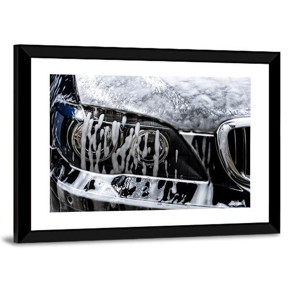 Car Wash With Soap Canvas Wall Art-3 Horizontal-Gallery Wrap-25" x 16"-Tiaracle