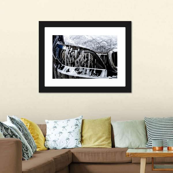 Car Wash With Soap Canvas Wall Art-3 Horizontal-Gallery Wrap-25" x 16"-Tiaracle