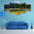 Carezza Alpine Lake Canvas Wall Art-5 Pop-Gallery Wrap-47" x 32"-Tiaracle