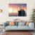 Cargo Ship At Evening Time Canvas Wall Art-4 Horizontal-Gallery Wrap-34" x 24"-Tiaracle