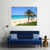 Caribbean Beach Canvas Wall Art-4 Horizontal-Gallery Wrap-34" x 24"-Tiaracle