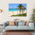 Caribbean Beach Canvas Wall Art-4 Horizontal-Gallery Wrap-34" x 24"-Tiaracle