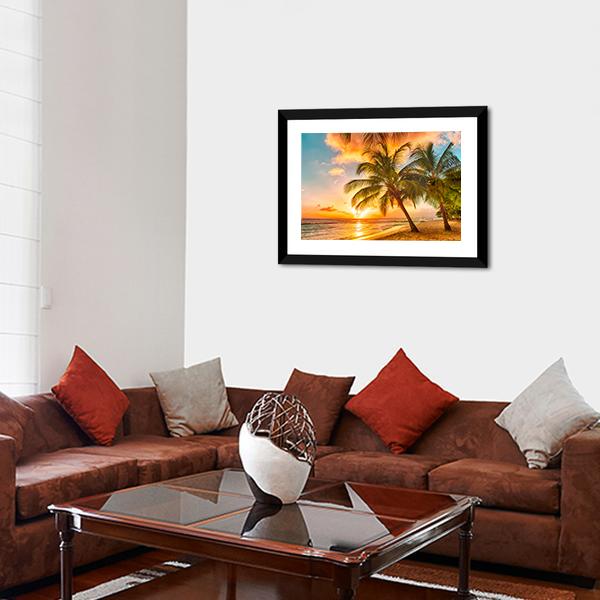 Caribbean Island Of Barbados Canvas Wall Art-5 Horizontal-Gallery Wrap-22" x 12"-Tiaracle