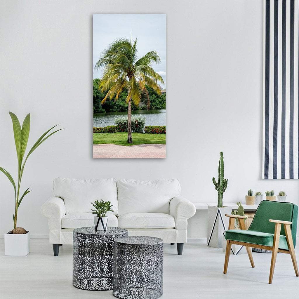 Caribbean Region In Cartagena Colombia Vertical Canvas Wall Art-1 Vertical-Gallery Wrap-12" x 24"-Tiaracle