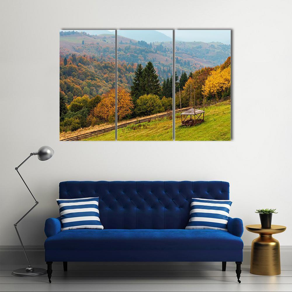 Carpathian Mountains Landscape Ukraine Canvas Wall Art-3 Horizontal-Gallery Wrap-37" x 24"-Tiaracle