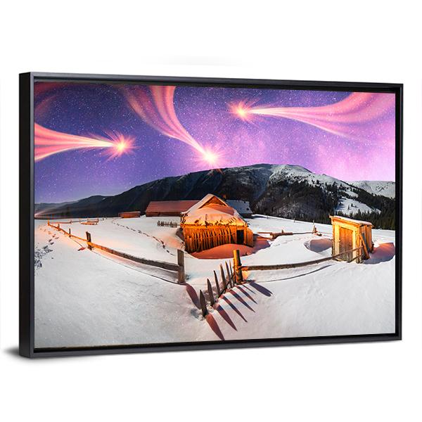 Carpathian Unique Hrebet Panoramic Canvas Wall Art-1 Piece-36" x 12"-Tiaracle
