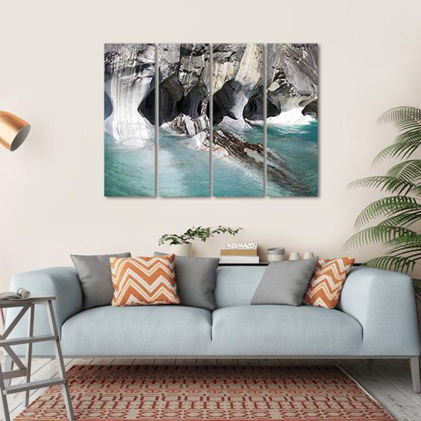 Carrera Lake Canvas Wall Art-4 Horizontal-Gallery Wrap-34" x 24"-Tiaracle