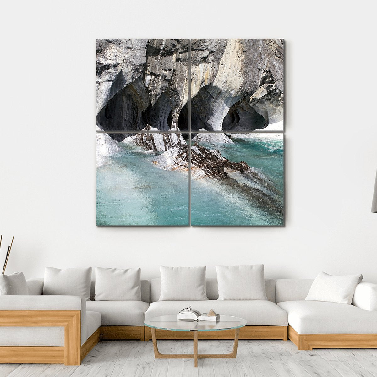 Carrera Lake Canvas Wall Art-4 Square-Gallery Wrap-17" x 17"-Tiaracle