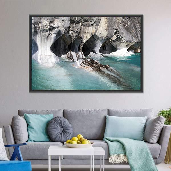Carrera Lake Panoramic Canvas Wall Art-1 Piece-36" x 12"-Tiaracle