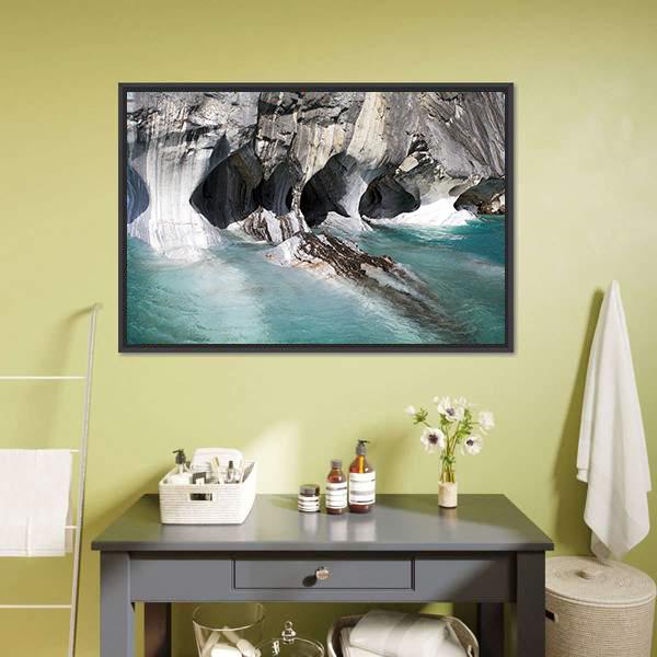 Carrera Lake Panoramic Canvas Wall Art-1 Piece-36" x 12"-Tiaracle