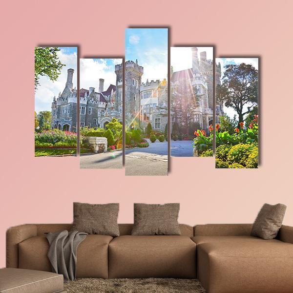 Casa Loma Toronto Canvas Wall Art-5 Pop-Gallery Wrap-47" x 32"-Tiaracle