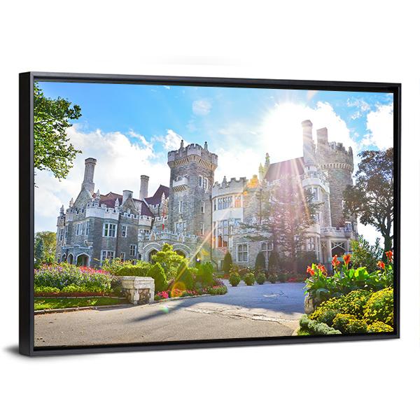 Casa Loma Toronto Canvas Wall Art-3 Horizontal-Gallery Wrap-25" x 16"-Tiaracle